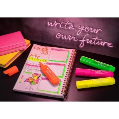 Marqueurs fluo Faber-Castell planificateur