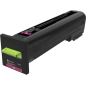 Lexmark CS820/CX820/CX825/CX860 Cartouche de toner magenta d'origine - 72K20M0/72K20ME
