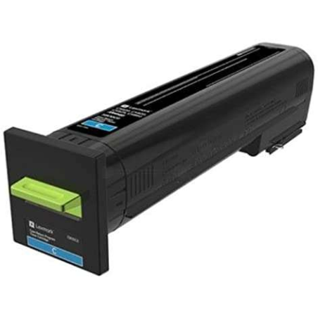 Cartouche de toner cyan d'origine Lexmark CS820 - 72K2XC0/72K2XCE