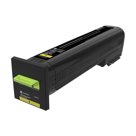 Cartouche de toner jaune d'origine Lexmark CS820 - 72K2XY0/72K2XYE
