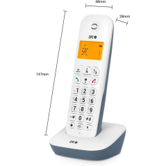 Téléphone fixe sans fil SPC Air - Écran rétroéclairé 35x22 mm - Identification de l'appelant - Connexion réseau téléphonique - M