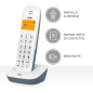 Téléphone fixe sans fil SPC Air - Écran rétroéclairé 35x22 mm - Identification de l'appelant - Connexion réseau téléphonique - M