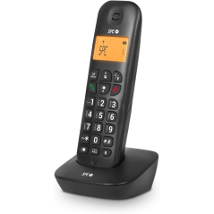 Téléphone Fixe Sans Fil SPC Air - Écran Rétroéclairé 35x22 mm - Identification de l'appelant - 5 Mélodies Disponibles - Pratique