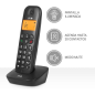 Téléphone Fixe Sans Fil SPC Air - Écran Rétroéclairé 35x22 mm - Identification de l'appelant - 5 Mélodies Disponibles - Pratique