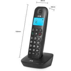 Téléphone sans fil SPC Air Pro Duo - Écran rétroéclairé 35x22 mm - Identification de l'appelant - Connexion réseau téléphonique