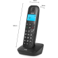 Téléphone sans fil SPC Air Pro Duo - Écran rétroéclairé 35x22 mm - Identification de l'appelant - Connexion réseau téléphonique