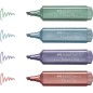 Feutres surligneurs Faber-Castell Textliner 46 métalliques x4 Feutres surligneurs Faber-Castell Textliner 46 métalliques x4