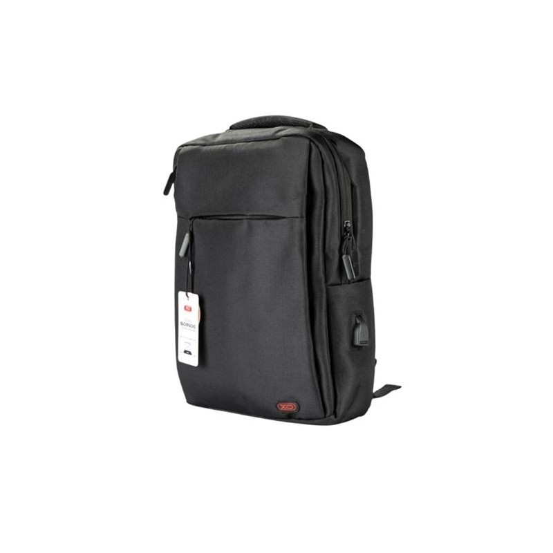Sac à dos pour ordinateur portable XO - jusqu'à 15,6" - Étanche et résistant - Chargement USB rapide - Design ergonomique