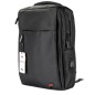 Sac à dos pour ordinateur portable XO - jusqu'à 15,6" - Étanche et résistant - Chargement USB rapide - Design ergonomique