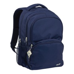 ✅ Sac à dos scolaire Milan Serie 1918 25L - 3 poches avant + 2 poches latérales - Poignées réglables et remb en stock