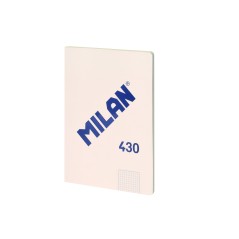✅ Cahier Collé Milan Format A4 Quadrillage 5x5mm - 48 Feuilles de 95 gr/m2 - Micro-perforé - Couverture Souple en stock