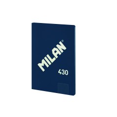 ✅ Cahier Collé Milan Format A4 Grille 5x5mm - 48 Feuilles de 95 gr/m2 - Micro-perforé - Couverture Souple - Co en stock