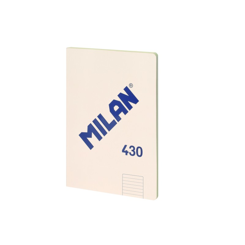 Cahier Collé Milan Format A4 Ligné 7mm - 48 Feuilles de 95 gr/m2 - Micro-perforé - Couverture Souple - Coloris Beige Cahier Collé Milan Format A4 Ligné 7mm - 48 Feuilles de 95 gr/m2 - Micro-perforé - Couverture Souple - Coloris Beige