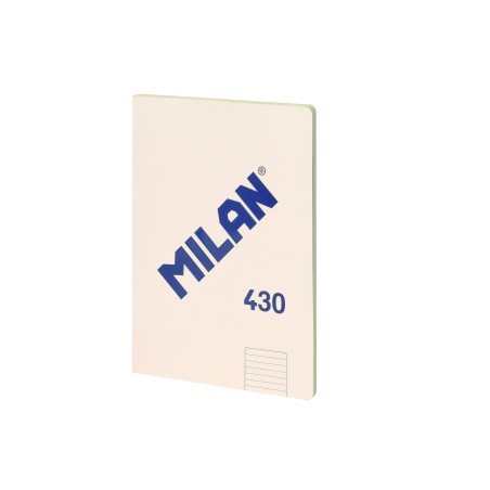 ✅ Cahier Collé Milan Format A4 Ligné 7mm - 48 Feuilles de 95 gr/m2 - Micro-perforé - Couverture Souple - Colo en stock