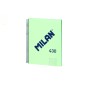 Cahier à Spirale Milan Format A4 Grille 5x5mm - 80 Feuilles de 95 gr/m2 - Microperforé, 4 Trous - Coloris Vert