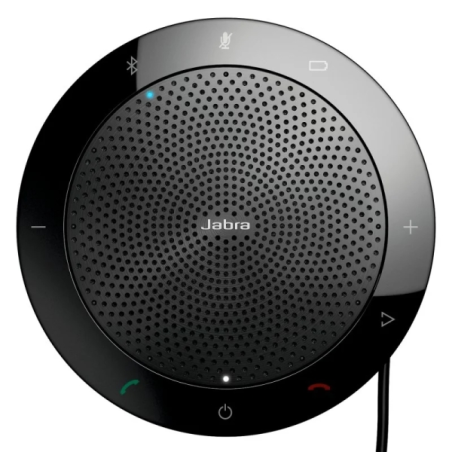 Jabra Speak 510 Haut-parleur USB/Bluetooth 3.0 pour conférences téléphoniques - Microphone omnidirectionnel - Jusqu'à 15 h d'aut