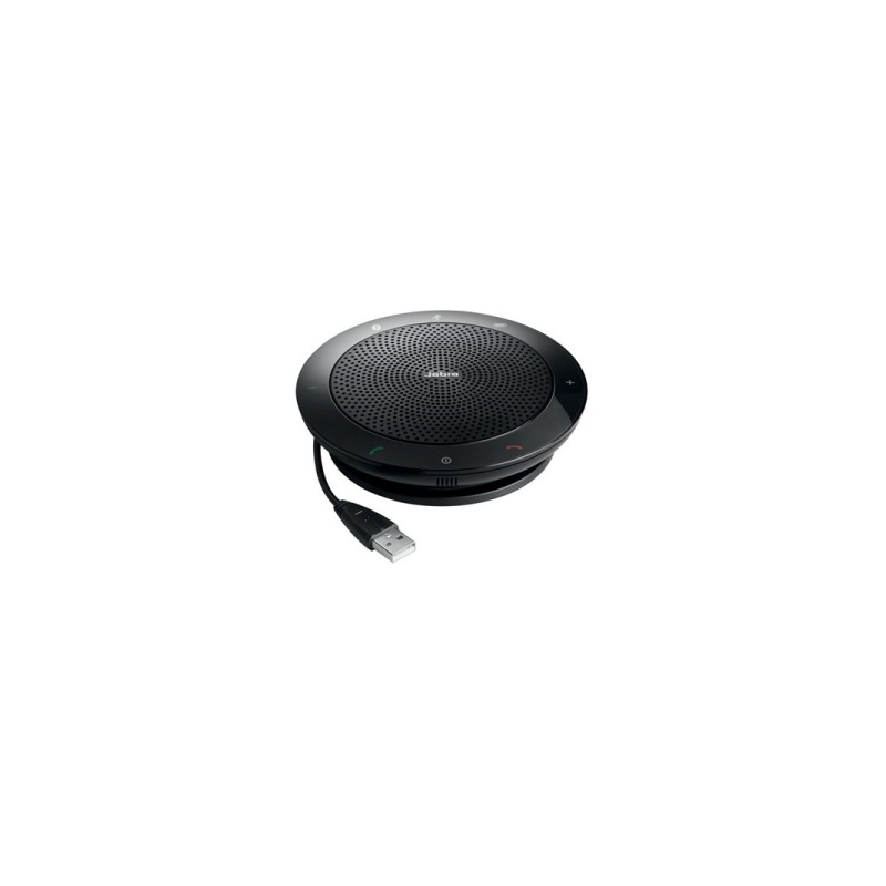 Jabra Speak 510 UC Haut-parleur USB/Bluetooth 3.0 pour conférences téléphoniques - Microphone omnidirectionnel - Jusqu'à 15 h d'