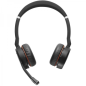 Casque Jabra Evolve 75 SE UC avec double microphone Bluetooth + prise en charge de charge USB-A Voix HD - Suppression du bruit -