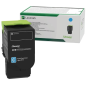 Cartouche de toner cyan XL Lexmark d'origine - 75M2XC0