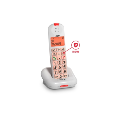 Téléphone fixe sans fil DECT SPC Comfort Kairo - Écran rétroéclairé - 5 fonctions anti-spam - Grandes touches XL - Mains libres