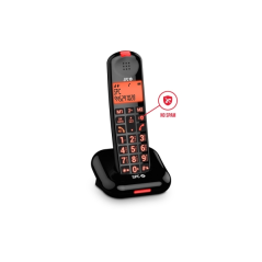 Téléphone fixe sans fil DECT SPC Comfort Kairo - Écran rétroéclairé - 5 fonctions anti-spam - Grandes touches XL - Mains libres