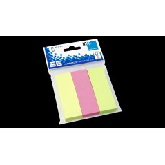 ✅ Global Notes inFO Pack de 3 blocs de 100 marqueurs de page 75 x 25 mm - Certification FSC ? - Couleurs jaune, en stock