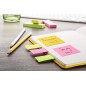 Global Notes inFO Pack de 3 blocs de 100 marqueurs de page 75 x 25 mm - Certification FSC ? - Couleurs jaune, vert et rose