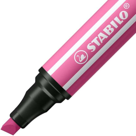 LOT de 5 Marqueur Stabilo Pen 68 MAX - Pointe en fibre biseautée - Course entre 1 et 5 mm environ. - Encre à base d'eau - Couleu