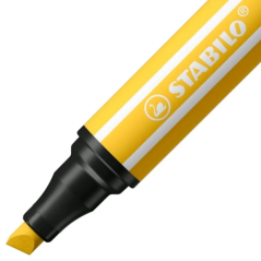 Stabilo Pen 68 MAX Arty Pack de 24 marqueurs - Pointe en fibre biseautée - Course entre 1 et 5 mm environ. - Encre à base d'eau