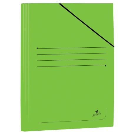 ✅ LOT de 20 Chemise Folio en Carton Laminé Mariola 500gr/m2 - Mesures 34x25cm - Fermeture avec Caoutchouc Élas en stock