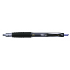 LOT de 12 Uni-ball Signo UMN-207 Rouleau à encre liquide – Pointe sphérique 0,5 mm – Poignée en caoutchouc anti-fatigue – Encre