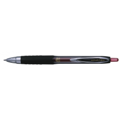 LOT de 12 Uni-ball UMN-207 MICRO Ink Roller - Pointe sphérique 0,5 mm - Grip en caoutchouc anti-fatigue - Encre pigmentée légère