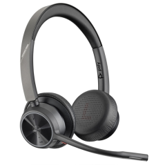 Plantronics Voyager 4320 UC M Casque Bluetooth avec microphone - Coussinets d'oreille rembourrés - Commandes du casque - Couleur