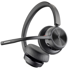 Plantronics Voyager 4320 UC M Casque Bluetooth avec microphone - Coussinets d'oreille rembourrés - Commandes du casque - Couleur