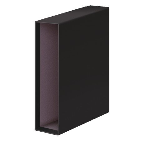 ✅ Dohe Archicolor Couverture pour Classeur à Levier - Format Folio - Carton Ligné - Coloris Noir couleur Noir en stock