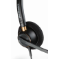 Écouteurs Plantronics EncorePro 520 avec microphone - Annulation du bruit - Coussinets d'oreille rembourrés - Couleur Noir