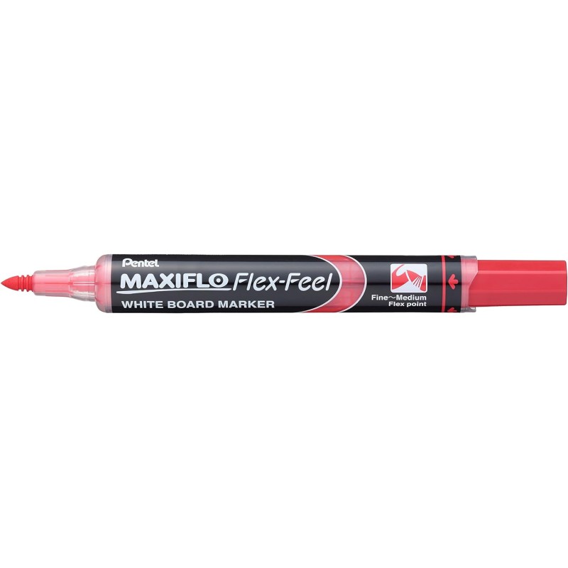 Lot de 12 marqueurs tableau blanc Pentel Maxiflo rouge Lot de 12 marqueurs tableau blanc Pentel Maxiflo rouge