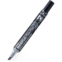 Lot de 12 marqueurs tableau blanc Pentel Maxiflo noir 4,6 mm
