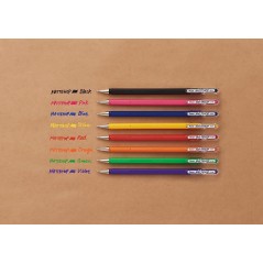 huit stylos bille colorés Pentel