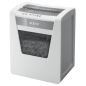 Destructeur de documents Leitz IQ Office P5 Micro Cut - Détruit jusqu'à 10 feuilles - Bac de 23 L - 2 heures d'autonomie - Blanc