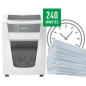 Destructeur de documents Leitz IQ Office Pro P4 à coupe confetti - Détruit jusqu'à 20 feuilles - Bac de 30 L - 4 heures d'autono