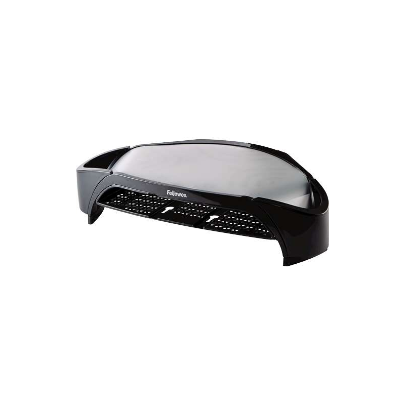 Support pour écran Fellowes Smart Suites - 3 hauteurs réglables - Comprend un plateau à documents - Poids maximum 10 kg