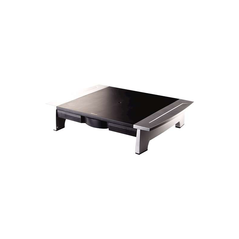 Fellowes Office Suites Support pour moniteur - 5 réglages de hauteur - Tiroir de rangement - Espace pour ordinateur portable - P