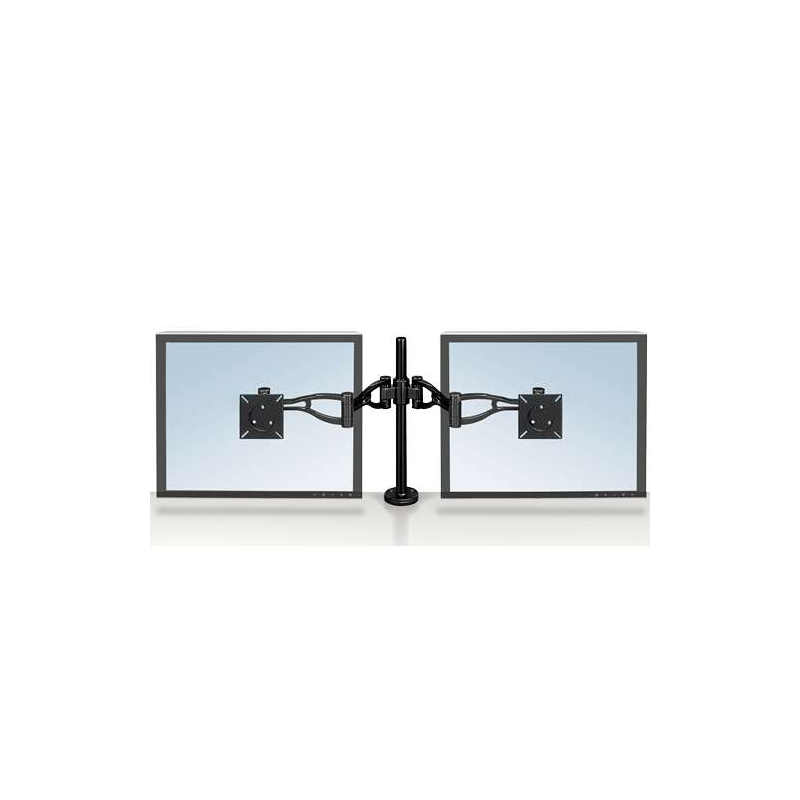 Fellowes Professional Series Double Monitor Arm - Hauteur Réglable - Profondeur Réglable - Inclinaison Réglable - Jusqu'à 10 kg