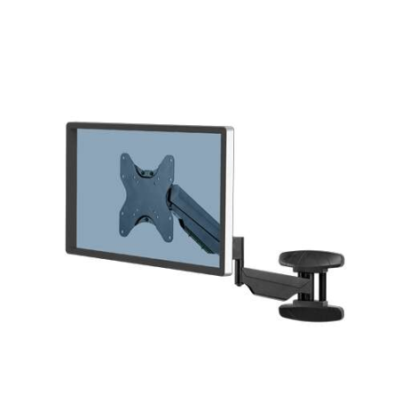 Fellowes Screen Wall Mount - Entièrement réglable - Système de ressort à gaz - Jusqu'à 42" ou 30 kg - Couleur Noir