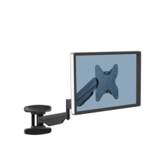 Fellowes Screen Wall Mount - Entièrement réglable - Système de ressort à gaz - Jusqu'à 42" ou 30 kg - Couleur Noir