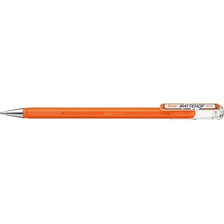 crayon mécanique orange Pentel clip