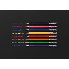 Stylo bille Pentel Mattehop 1 mm orange x12