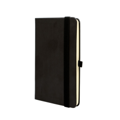 Cahier à couverture rigide Finocam Class - 96 feuilles - 100 x 150 mm - Papier crème 80 g/m² - Lisse - Pochette intérieure - Fer