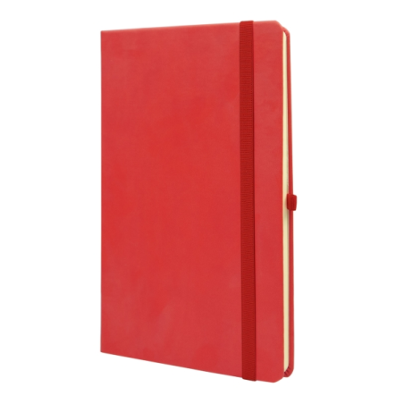 Cahier à couverture rigide Finocam Class - 96 feuilles - 130 x 210 mm - Papier crème 80 g/m² - Lisse - Pochette intérieure - Fer